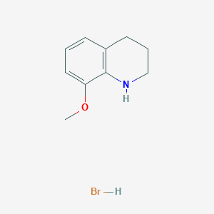 molecular formula C10H14BrNO B7829743 8-Methoxy-1,2,3,4-tetrahydroquinoline;hydrobromide 