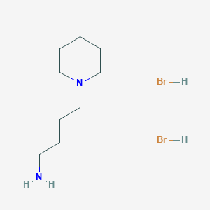 molecular formula C9H22Br2N2 B7829845 4-(Piperidin-1-YL)butan-1-amine dihydrobromide 