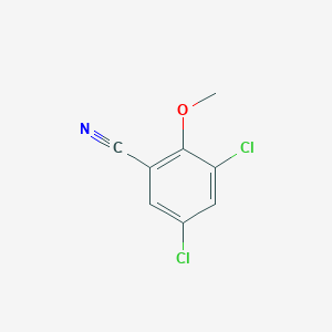 molecular formula C8H5Cl2NO B7829863 3,5-Dichloro-2-methoxybenzonitrile 