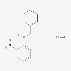 molecular formula C13H15ClN2 B7829881 N-Benzylbenzene-1,2-diamine hydrochloride 