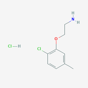 molecular formula C9H13Cl2NO B7829916 [2-(2-Chloro-5-methylphenoxy)ethyl]amine hydrochloride 