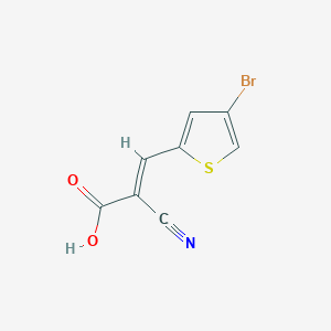 3-(4-Bromothiophen-2-yl)-2-cyanoacrylic acid