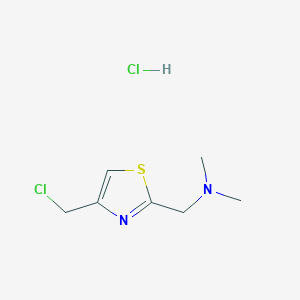 molecular formula C7H12Cl2N2S B7829989 2-Dimethylaminomethyl-4-thiazolylmethylchloride hydrochloride CAS No. 140176-74-5