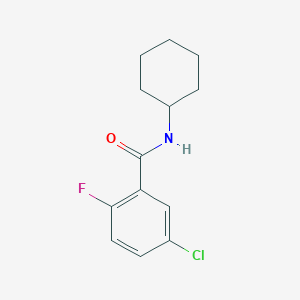 5-chloro-N-cyclohexyl-2-fluorobenzamide
