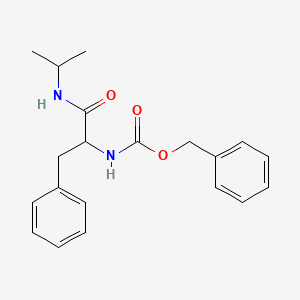 molecular formula C20H24N2O3 B7830109 Benzyl N-[1-(isopropylcarbamoyl)-2-phenylethyl]carbamate 
