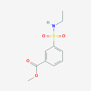 molecular formula C10H13NO4S B7830133 Methyl 3-(ethylsulfamoyl)benzoate 