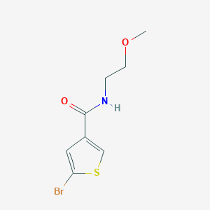 5-bromo-N-(2-methoxyethyl)thiophene-3-carboxamide