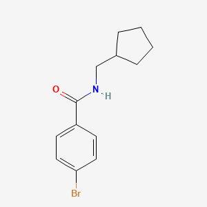 4-bromo-N-(cyclopentylmethyl)benzamide