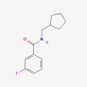 N-(cyclopentylmethyl)-3-iodobenzamide