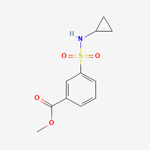 molecular formula C11H13NO4S B7830179 Methyl 3-(cyclopropylsulfamoyl)benzoate 