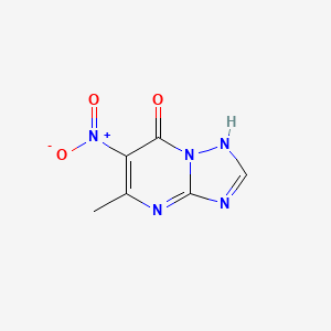 [1,2,4]Triazolo[1,5-a]pyrimidin-7(1H)-one, 5-methyl-6-nitro-