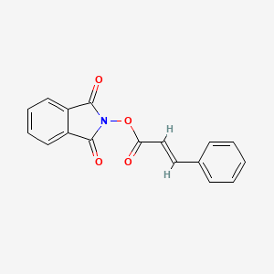 molecular formula C17H11NO4 B7830285 1,3-二氧代异吲哚啉-2-基肉桂酸酯 