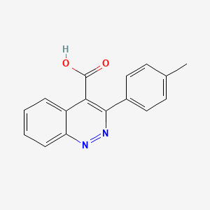molecular formula C16H12N2O2 B7830347 3-(4-Methylphenyl)cinnoline-4-carboxylic acid 