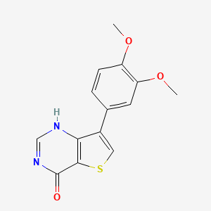 molecular formula C14H12N2O3S B7830408 CID 22425290 
