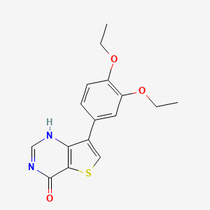 molecular formula C16H16N2O3S B7830421 CID 45501395 