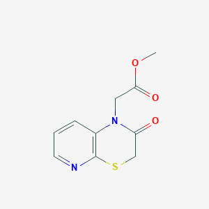 molecular formula C10H10N2O3S B7830754 methyl (2-oxo-2,3-dihydro-1H-pyrido[2,3-b][1,4]thiazin-1-yl)acetate 