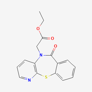 molecular formula C16H14N2O3S B7830933 ethyl (6-oxopyrido[2,3-b][1,4]benzothiazepin-5(6H)-yl)acetate 