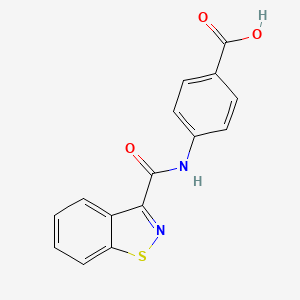 4-[(1,2-Benzisothiazol-3-ylcarbonyl)amino]benzoic acid