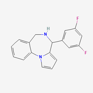 4-(3,5-difluorophenyl)-5,6-dihydro-4H-pyrrolo[1,2-a][1,4]benzodiazepine