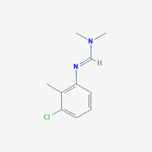 B078316 Formamidine, N'-(3-chloro-o-tolyl)-N,N-dimethyl- CAS No. 13181-62-9