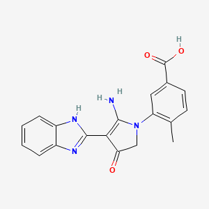 molecular formula C19H16N4O3 B7831855 CID 16957619 