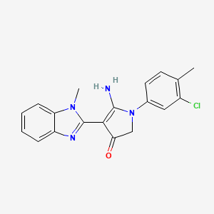 molecular formula C19H17ClN4O B7831894 CID 16957624 