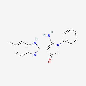 molecular formula C18H16N4O B7831910 CID 16957609 