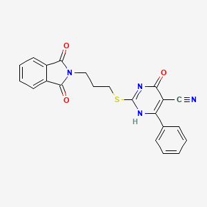 molecular formula C22H16N4O3S B7832014 CID 26819534 
