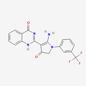 molecular formula C19H13F3N4O2 B7832371 CID 16876636 