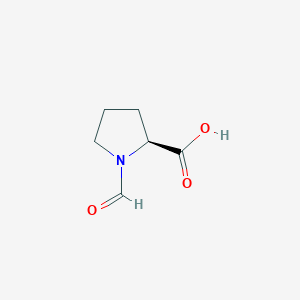 molecular formula C6H9NO3 B078326 1-Formyl-L-proline CAS No. 13200-83-4