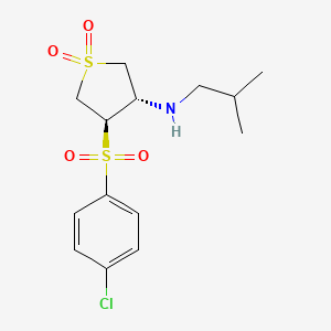 molecular formula C14H20ClNO4S2 B7832966 CBR-470-1 