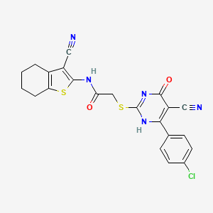 molecular formula C22H16ClN5O2S2 B7834079 CID 26834003 
