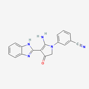 molecular formula C18H13N5O B7834555 CID 29672304 