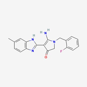 molecular formula C19H17FN4O B7834578 CID 20997437 