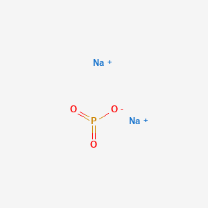 molecular formula Na2HPO3<br>Na2O3P+ B078346 二钠膦酸盐 CAS No. 13708-85-5