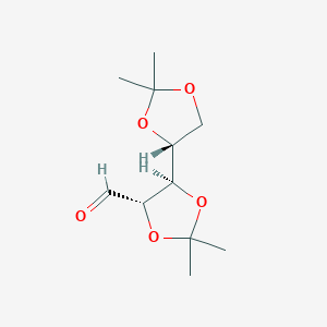molecular formula C11H18O5 B078347 2,3:4,5-二-邻丙基亚氧基-d-阿拉伯糖 CAS No. 13039-93-5