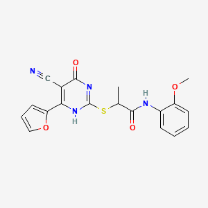 molecular formula C19H16N4O4S B7835126 CID 46270503 