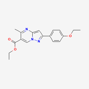 Ethyl 2-(4-ethoxyphenyl)-5-methylpyrazolo[1,5-a]pyrimidine-6-carboxylate