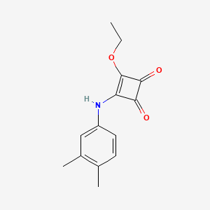 3-[(3,4-Dimethylphenyl)amino]-4-ethoxycyclobut-3-ene-1,2-dione