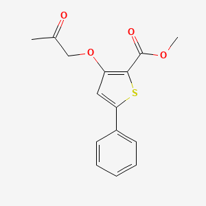 Methyl 3-(2-oxopropoxy)-5-phenylthiophene-2-carboxylate