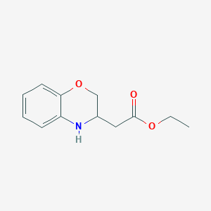 Ethyl 3,4-dihydro-2H-1,4-benzoxazine-3-acetate