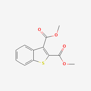 molecular formula C12H10O4S B7835508 Dimethyl 1-benzothiophene-2,3-dicarboxylate 