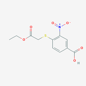 4-Ethoxycarbonylmethylsulfanyl-3-nitrobenzoic acid