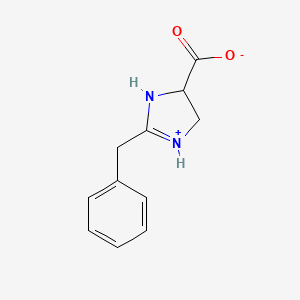 2-benzyl-4,5-dihydro-1H-imidazol-3-ium-5-carboxylate