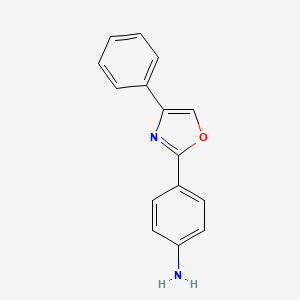 4-(4-Phenyl-1,3-oxazol-2-yl)aniline