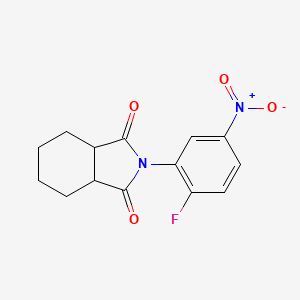 2-(2-fluoro-5-nitrophenyl)hexahydro-1H-isoindole-1,3(2H)-dione