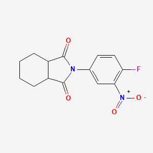 2-(4-Fluoro-3-nitrophenyl)hexahydro-1h-isoindole-1,3(2h)-dione