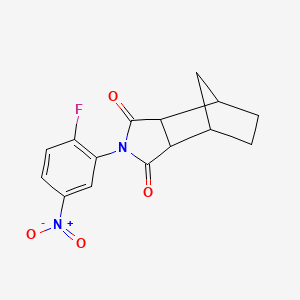 2-(2-fluoro-5-nitrophenyl)hexahydro-1H-4,7-methanoisoindole-1,3-dione