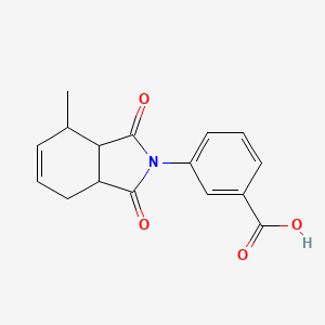 3-(4-methyl-1,3-dioxo-1,3,3a,4,7,7a-hexahydro-2H-isoindol-2-yl)benzoic acid