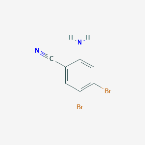 molecular formula C7H4Br2N2 B7835892 2-Amino-4,5-dibromobenzonitrile 